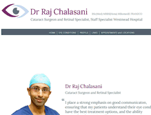 Tablet Screenshot of cataractandmacula.com
